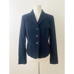 NWT MaxMara Weekend Pinstripe Jacket Blazer Navy Blue